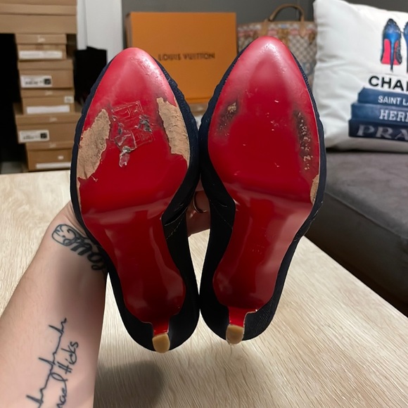 Louboutin Greissimo 140MM Denim - 36.5 - Picture 9 of 10